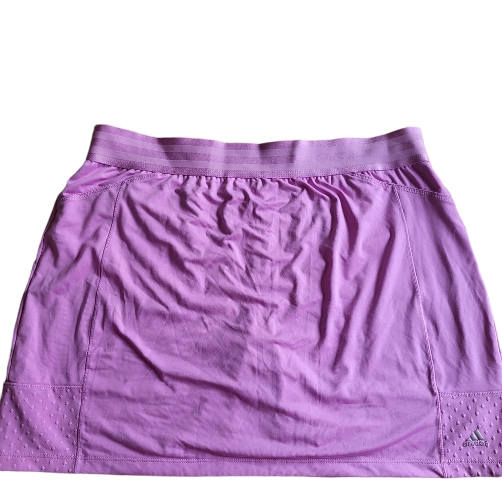 Adidas pink athletic yoga tennis sports skirt size L
